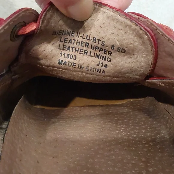 Polo Ralph Lauren Bienne II LU-BTS Mens Red Leather Boat Loafer Shoes Sizs 8.5 D - Picture 7 of 12